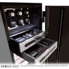 Configuration #2 / Brushed Stainless with Black Anodized Aluminum